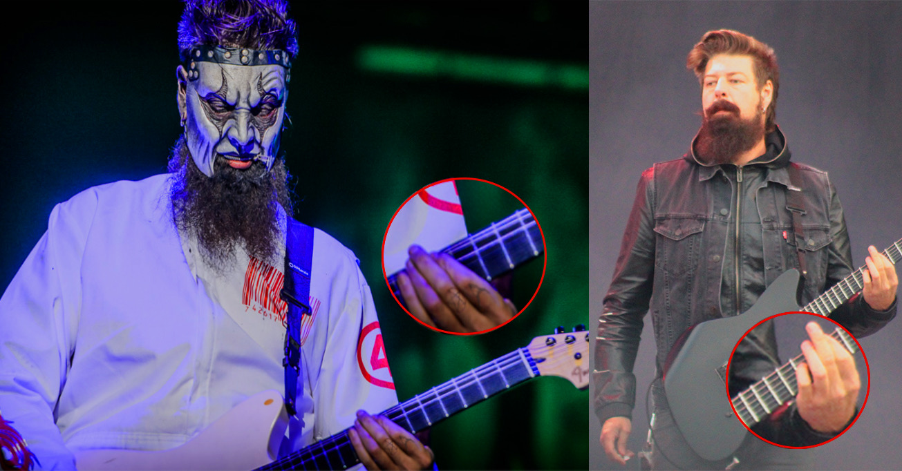 Jim Root Shovelhead hand tattoo