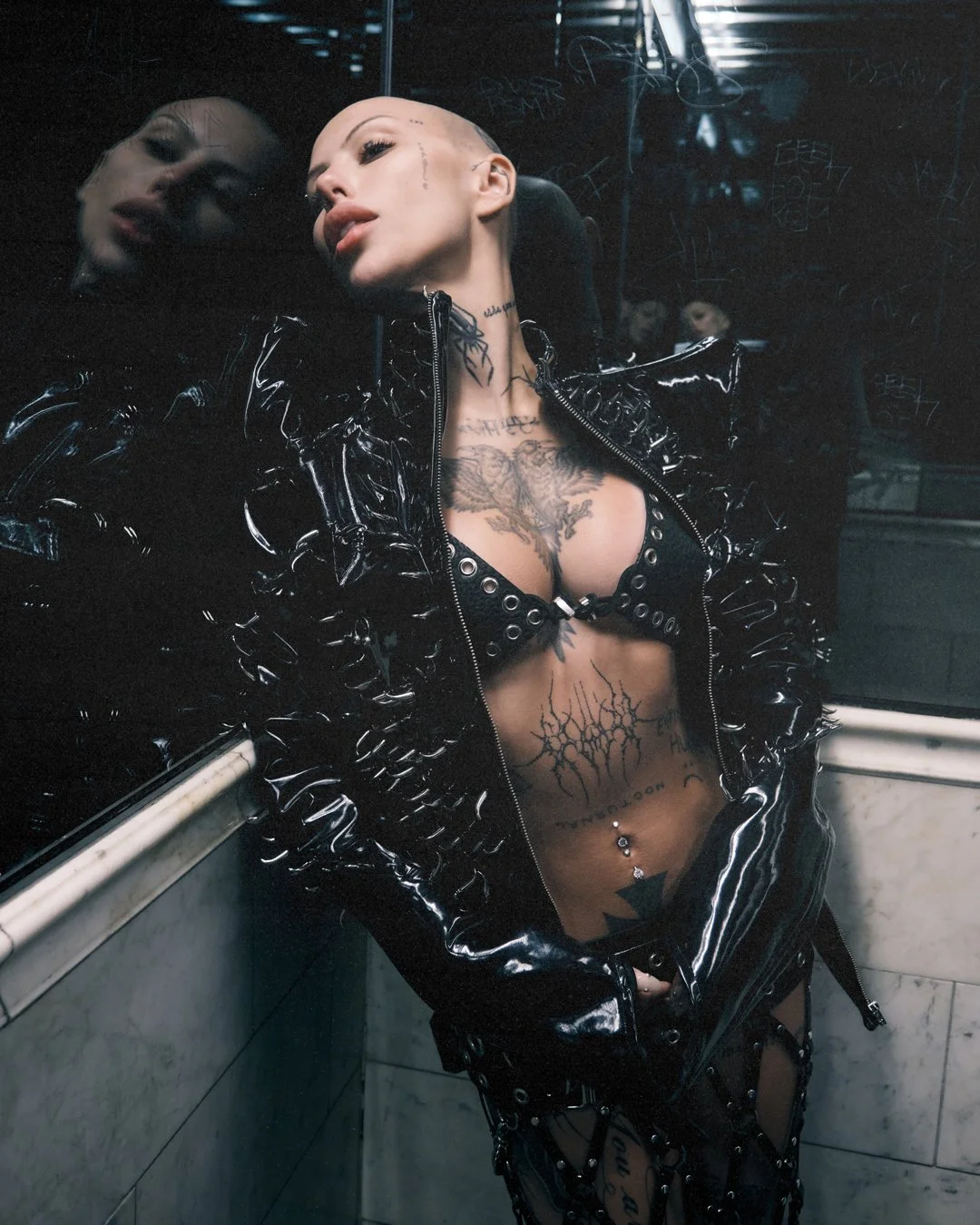 Siiickbrain tattoos: Siiickbrain chest and torso tattoo coverage