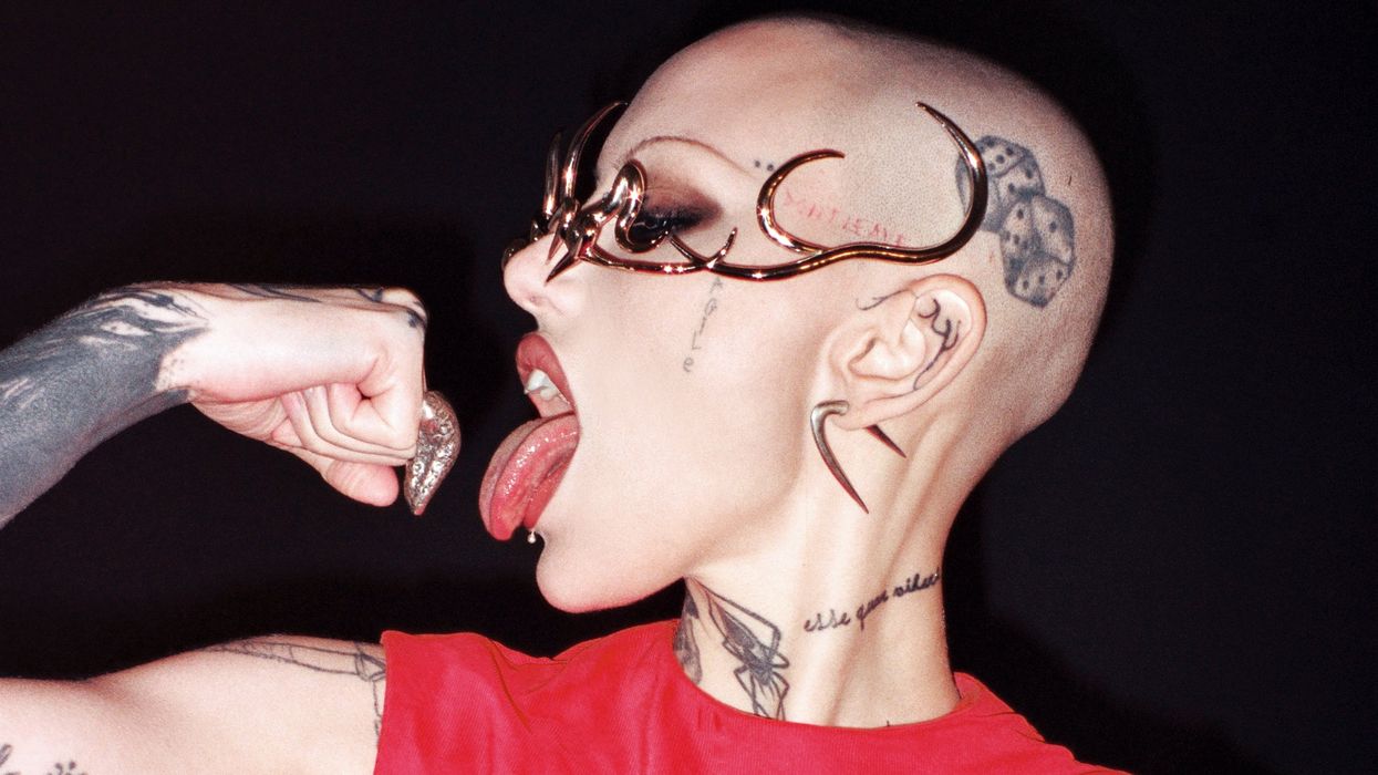 Siiickbrain tattoos: Siiickbrain scalp, ear and neck tattoo