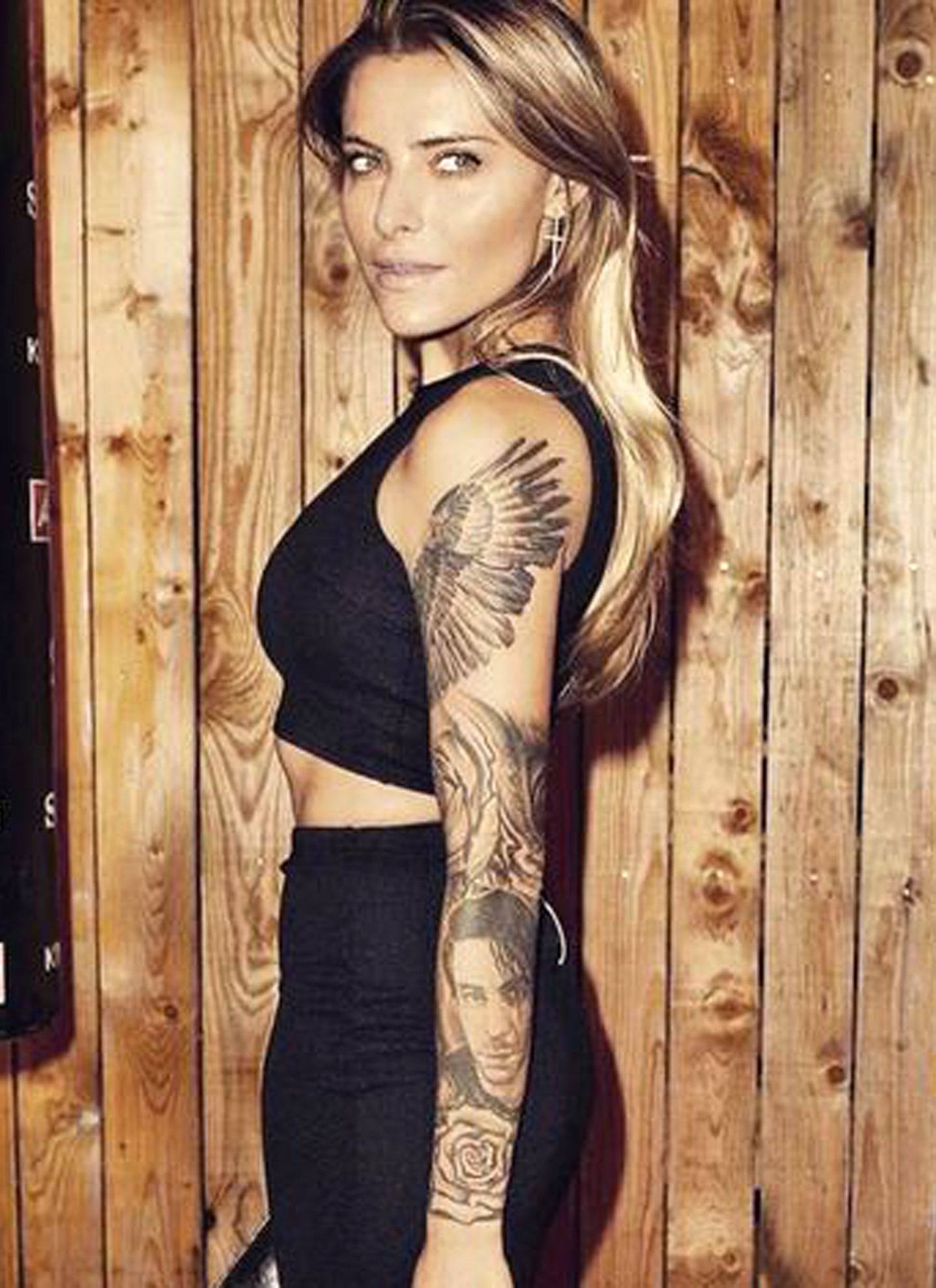 Sophia Thomalla tattoos: verified tattoo photograph