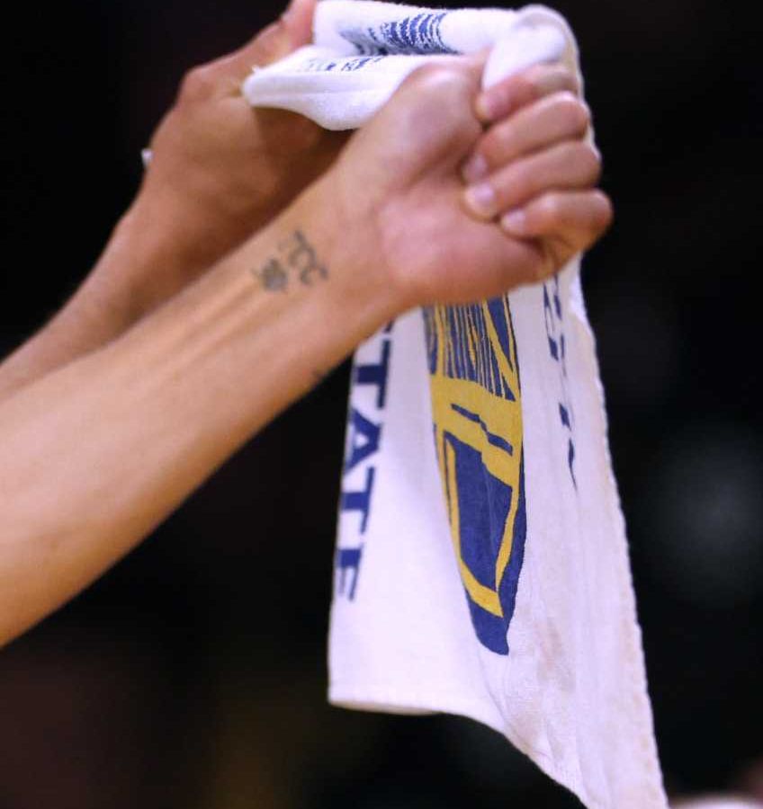 Stephen Curry tattoos: wrist symbol close-up