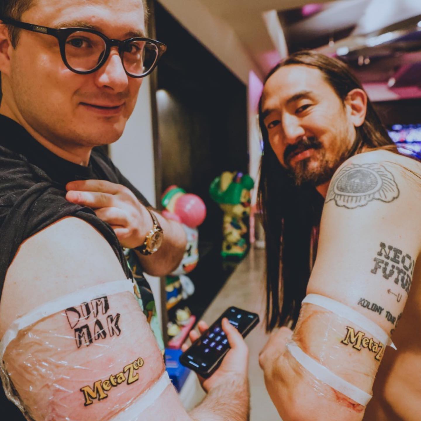 Steve Aoki Metazoo tattoo