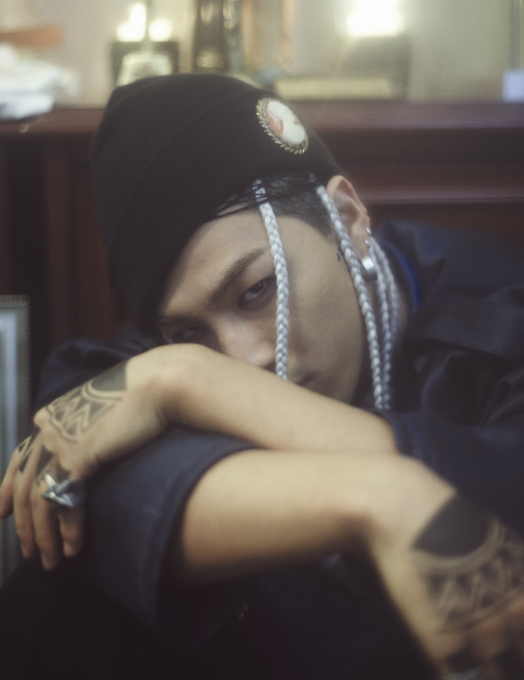 Taeyang tattoos: wrist and hand tattoo flow