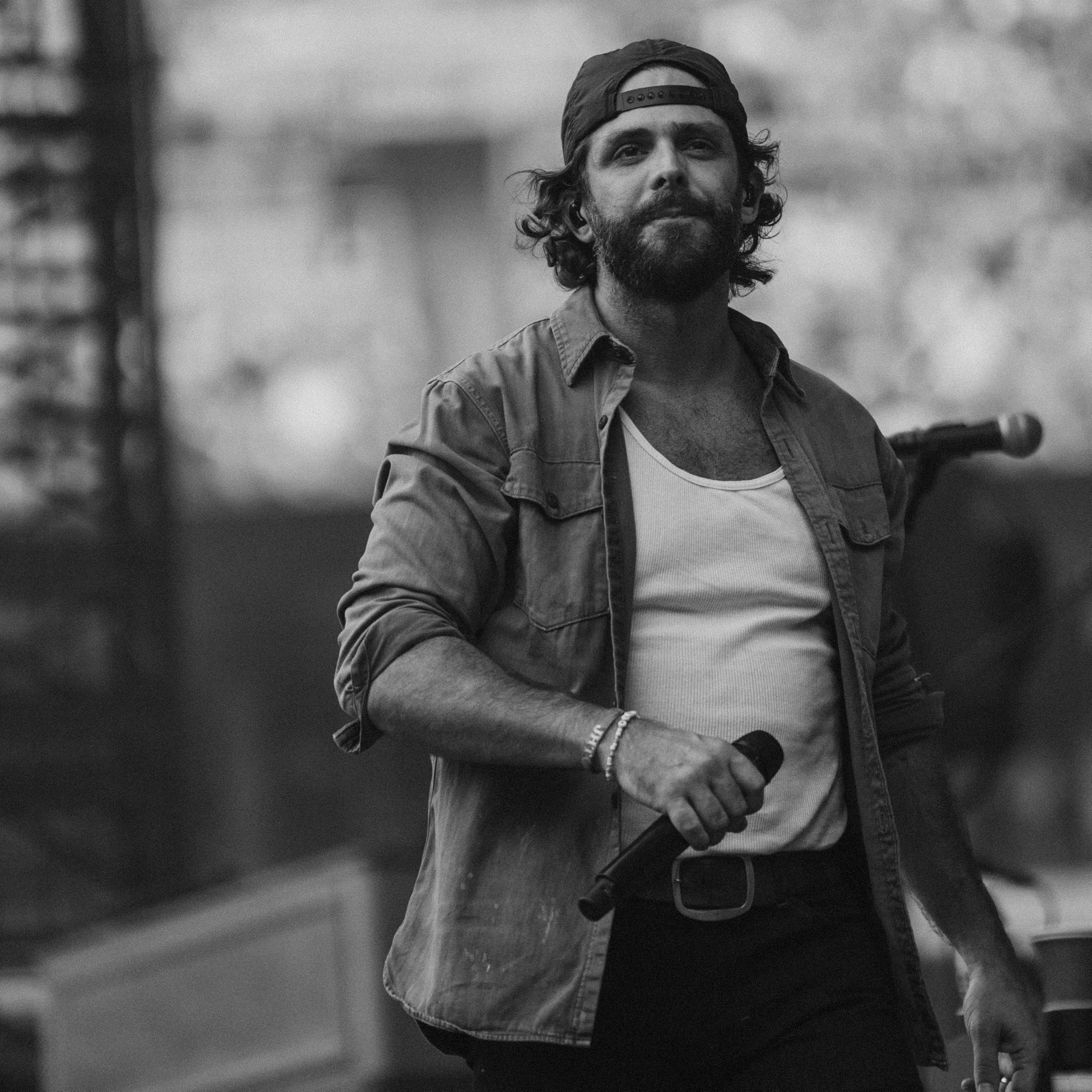 Thomas Rhett in a contextual photograph: contextual photo; not tattoo evidence; not tattoo evidence