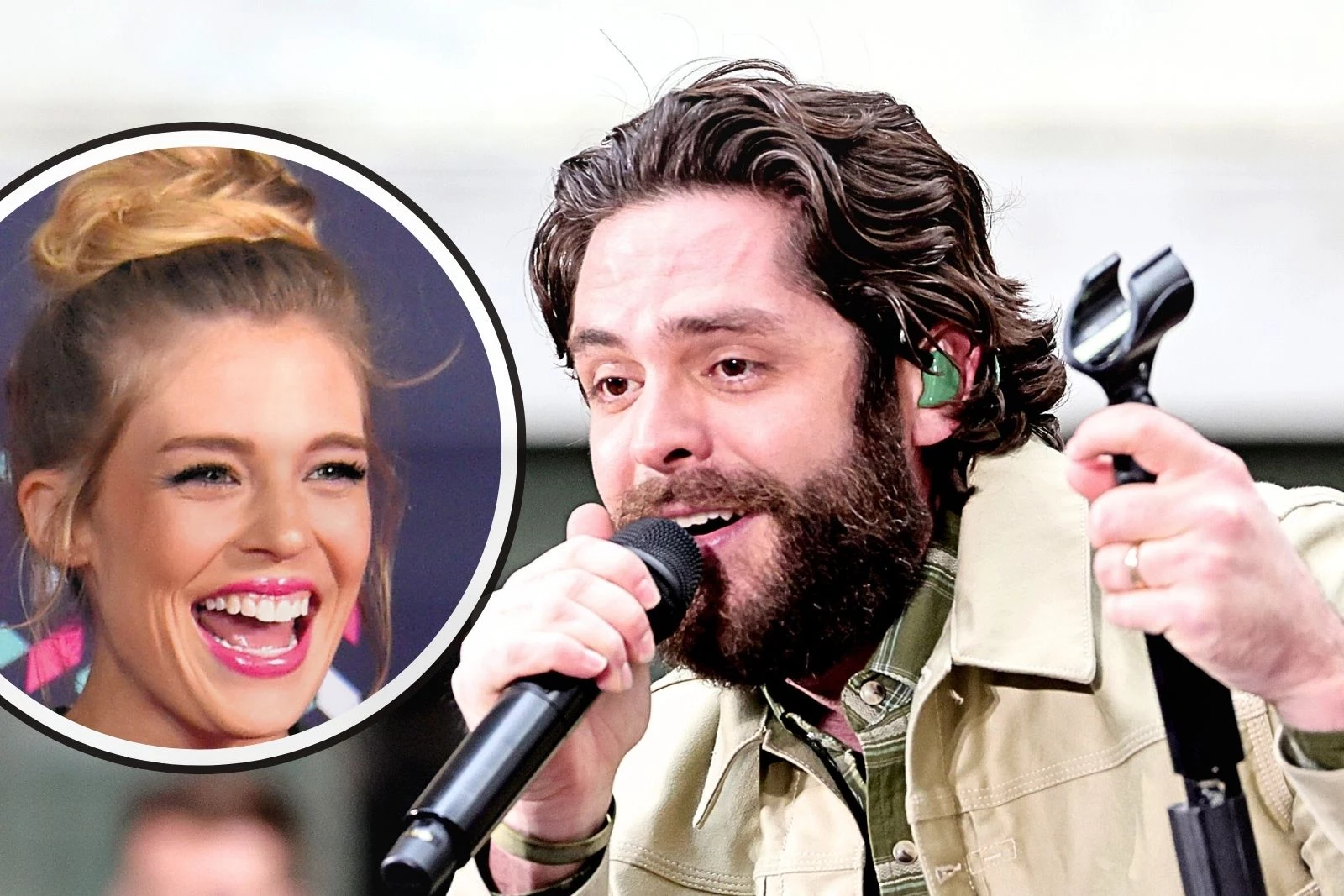 Thomas Rhett in a contextual photograph: contextual photo; not tattoo evidence; not tattoo evidence
