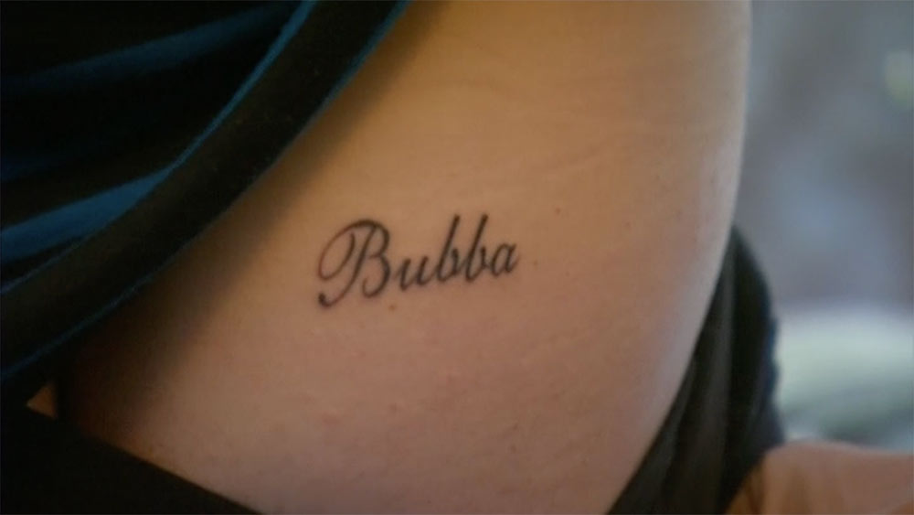 Tom Schwartz tattoos: Bubba tattoo