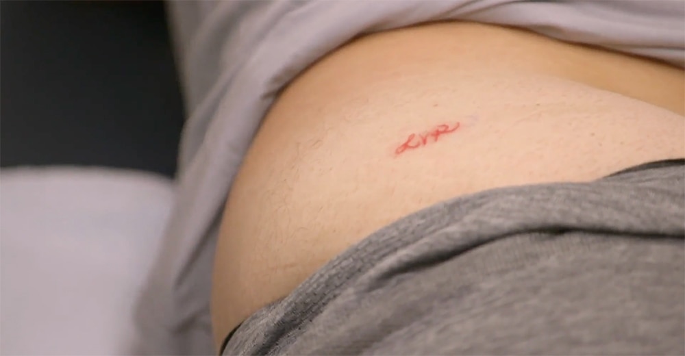 Tom Schwartz tattoos: LVP tattoo