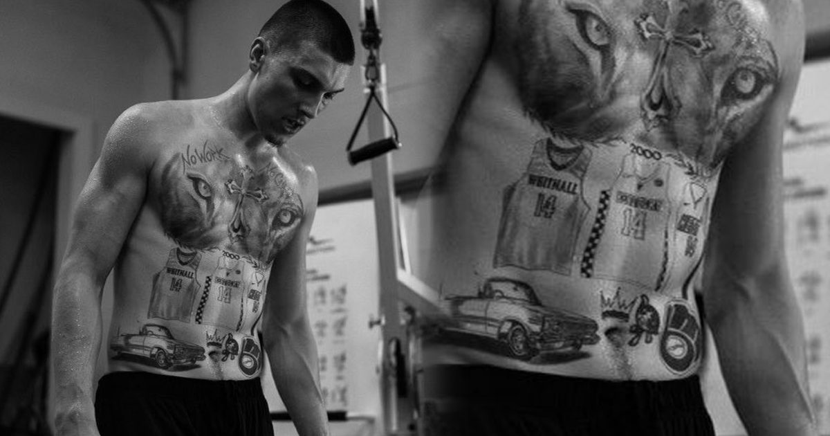 Tyler Herro tattoos: Tyler Herro's Whitnall, Kentucky and Miami jersey tattoos