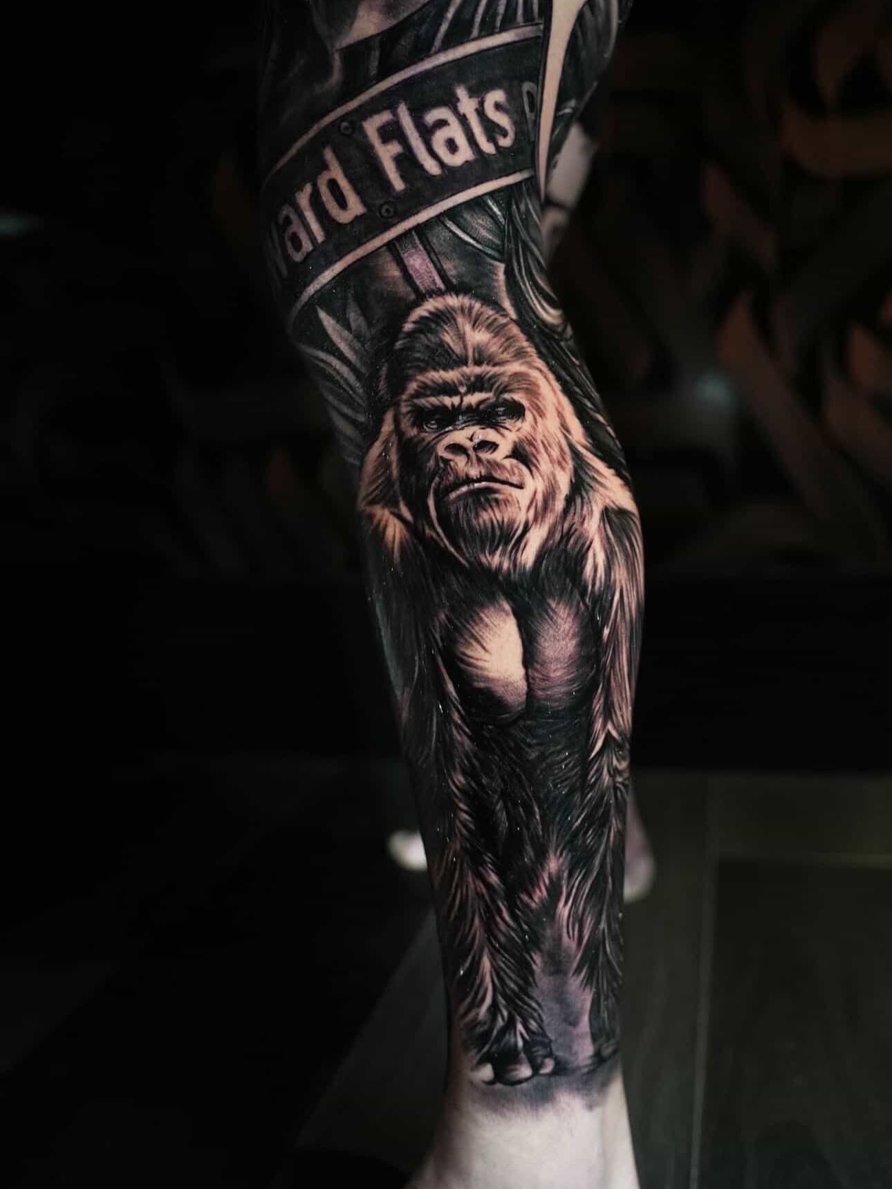 Tyson McGuffin tattoos: Inline genuine tattoo photograph