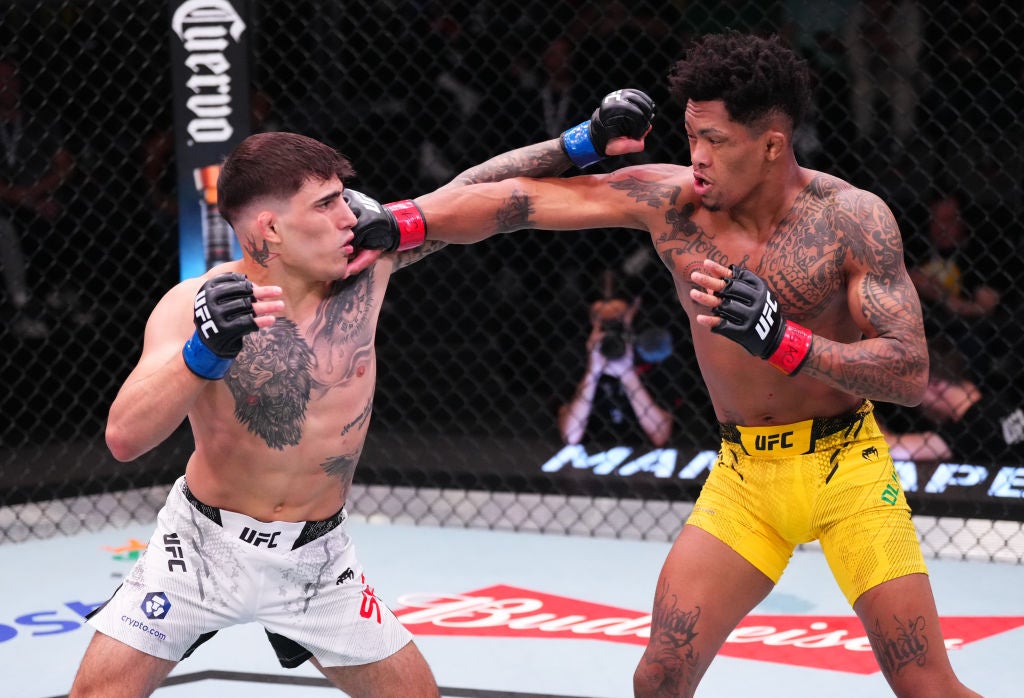 Vinicius Oliveira tattoos: An earlier view of the chest and arm tattoos