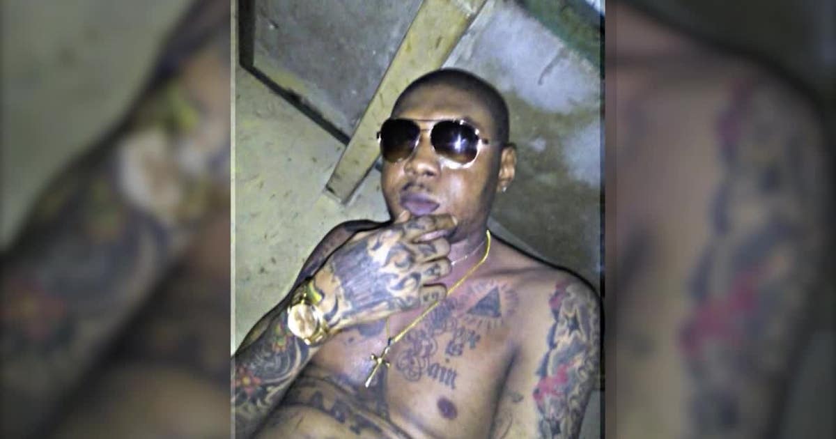 Vybz Kartel shirtless chest tattoos