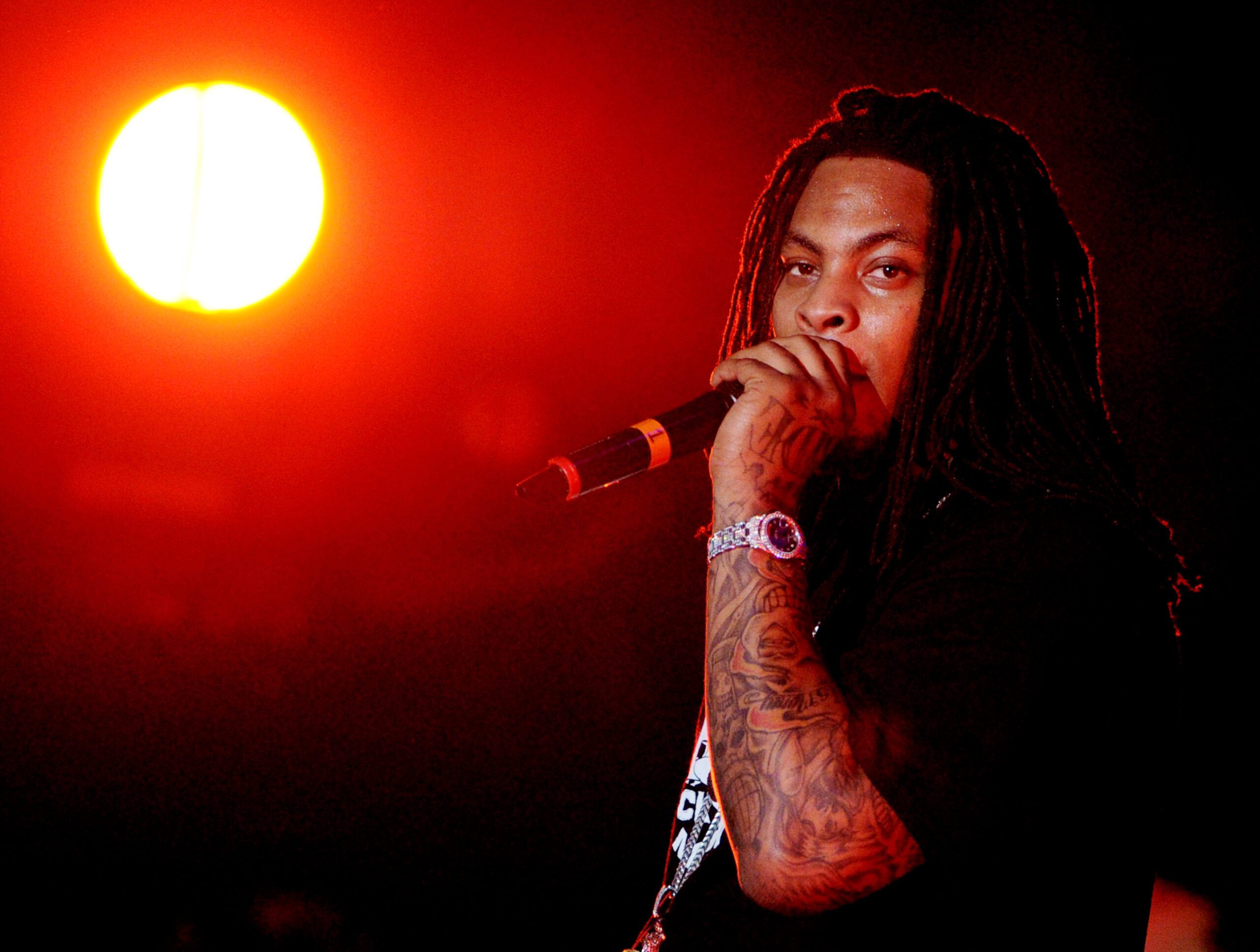 Waka Flocka Flame stage tattoos