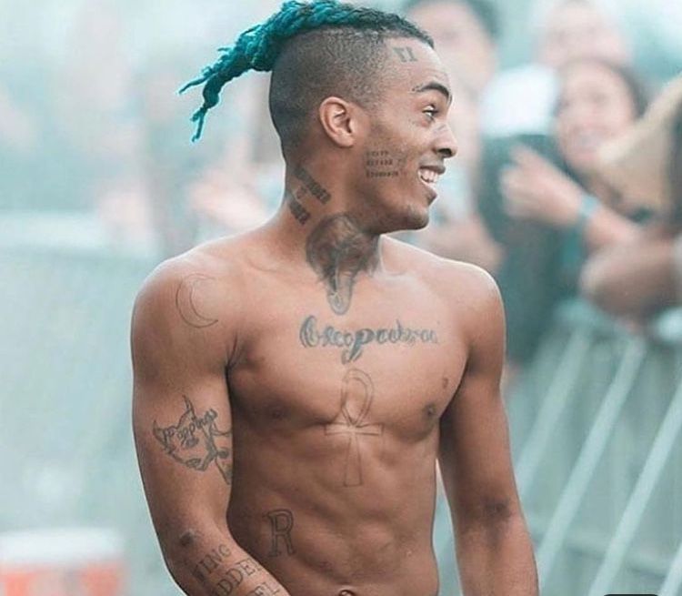 XXXTentacion theater mask tattoo