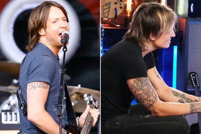 Keith Urban arm tattoos for Nicole Kidman