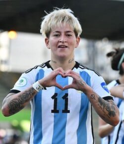Yamila Rodriguez Tattoos: Maradona, Ronaldo and Her Football Leg Ink