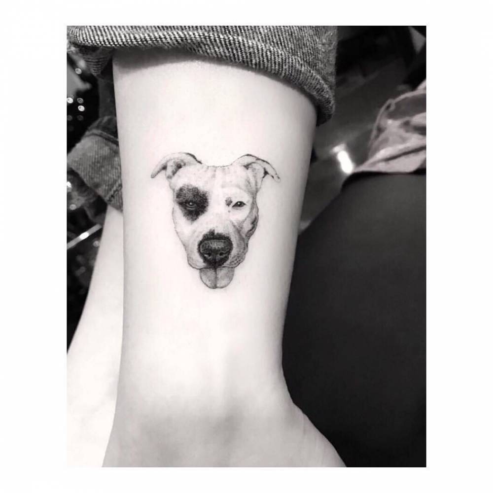 Zoey Deutch Mabel dog portrait tattoo evidence Zoey Deutch tattoos: Mabel dog portrait tattoo evidence